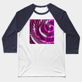 Purple and pink spirals Baseball T-Shirt